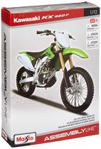 Veículo fundido sob pressão Maisto 1:12 Al Kawasaki KX 450F para crianças