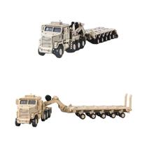 Veículo Militar Blindado De Transporte 1:72 Em Blocos De Montar Verde E Amarelo, Modelo De Brinquedo