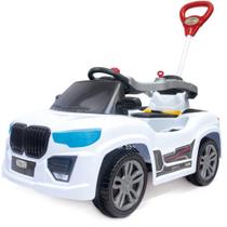 Veículo para Bebê BM CAR Branco 30KG com Som Veículo para Bebê BM CAR Branco 30KG com Som