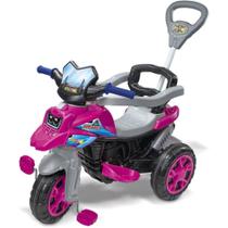 Veículo para Bebê Moto Trail Rosa com Som Suporta ATÉ 30KG