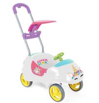 Veículo Passeio P/ Bebê Kids Car Carrinho Unicórnio Infantil