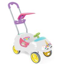 Veículo Passeio P/ Bebê Kids Car Unicórnio Carrinho Infantil
