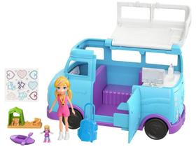 Veiculo Polly Pocket Glamorosa Van de Campismo FTP74