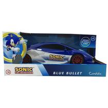 Veiculo Roda Livre Sonic Blue Bullet Candide 3454