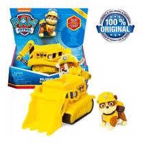 Veiculo Rubble Bulldozer Patrulha Canina Carrinho Brinquedo