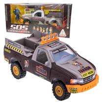 Veículo SOS Commandos Pick Up Explorer Com Boneco E Acessórios Original, Gulliver, Carrinho Retro Anos 80
