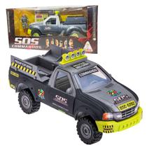 Veículo Terror Pick Up Explorer Sos Comandos c/1 Figura Ação Gulliver Brinquedos