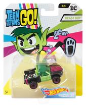 Veículo Toy Hot Wheels Teen Titans Go Beast Boy em escala 1:64