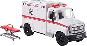 Veículo WWE Wrekkin 'Slambulance com rodas rolantes e 8+ peças Wrekkin' Idades 6 anos de idade e acima - WWE MATTEL