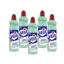 Veja Gold Limpeza Pesada Floral Campestre Com 500ml Kit 5