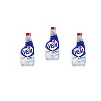 Veja Vidrex Com Álcool Limpa Vidros Refil 500ml Kit 3