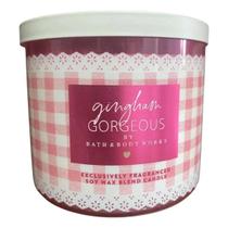 Vela 3 pavios Gingham Gorgeous Bath Body Work- 411 gr