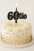 Vela 60tão 60 Anos Aniversário Festa Decoração Comemoração Vela 60tão 60 Anos Aniversário Festa Decoração Comemoração