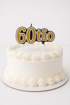 Vela 60tão 60 Anos Aniversário Festa Decoração Comemoração Vela 60tão 60 Anos Aniversário Festa Decoração Comemoração