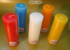 VELA 7 DIAS 285G Escolha a Cor