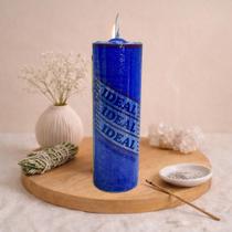 Vela 7 Dias Azul Escuro Ideal Proteção, Fé e Força Espiritual Vela 7 Dias Azul Escuro Ideal Proteção, Fé e Força Espiritual