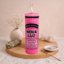 Vela 7 Dias Rosa Nova Luz Amor, Harmonia e Equilíbrio Afetivo Vela 7 Dias Rosa Nova Luz Amor, Harmonia e Equilíbrio Afetivo