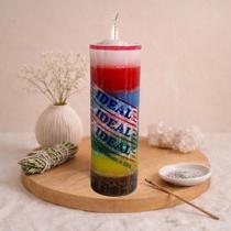 Vela 7 Dias Sete Linhas Ideal Proteção, Equilíbrio e Força Espiritual
