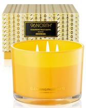 Vela 96NORTH Luxury Palo Santo 3 Wick Jar 50h de tempo de queima Vela 96NORTH Luxury Palo Santo 3 Wick Jar 50h de tempo de queima