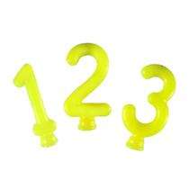 Vela Amarelo Neon - 01 Unidade - Festcolor - Rizzo Número: 0