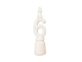 Vela Aniv 6 Branca Bianco Vela Aniv 6 Branca Bianco