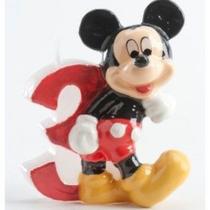 Vela Aniversário 3D Mickey Número 3