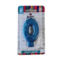 VELA ANIVERSARIO AZUL Nº 0