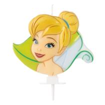 Vela aniversario sininho 2 tinkerbell modelo foha delicado