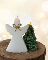 Vela Anjinho Engel com Glitter - 13cm
