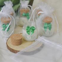 Vela Aromática 40g com saquinho de organza Vela Aromática 40g com saquinho de organza