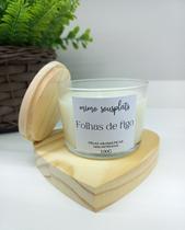 Vela aromática artesanal perfumada 100g vegetal decorativa