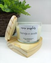 Vela aromática artesanal perfumada 100g vegetal decorativa