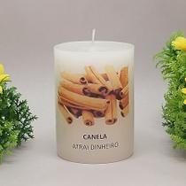 Vela Aromática Atrativa Artesanal - Aroma Canela