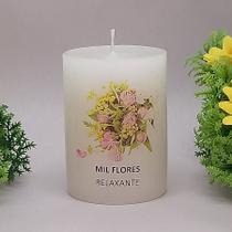 Vela Aromática Atrativa Artesanal - Aroma Mil Flores - Alessandra Velas Vela Aromática Atrativa Artesanal - Aroma Mil Flores - Alessandra Velas