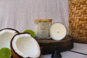 Vela Aromática Batida de Coco com Limão 180g Vela Aromática Batida de Coco com Limão 180g