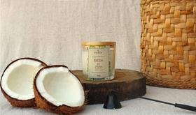Vela Aromática Batida de Coco e Limão 180g - Frelor Aromas Vela Aromática Batida de Coco e Limão 180g - Frelor Aromas