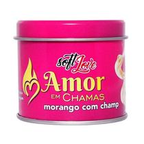Vela aromática beijável para massagem