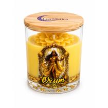 Vela Aromática Cera de Coco Linha Orixás Lua Mística 200g Modelo:Oxum Mel Vela Aromática Cera de Coco Linha Orixás Lua Mística 200g Modelo:Oxum Mel