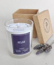 Vela Aromática Com Óleo Essencial De Lavanda - Relax - Lavanda Pantaleão