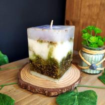 Vela aromática com sete ervas 420g - proteção