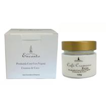 Vela Aromática de Café Cremoso Artesanal Cera de Coco Perfumada 130gr