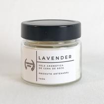 vela aromática de cera de soja - lavender - Almofadas Estilo
