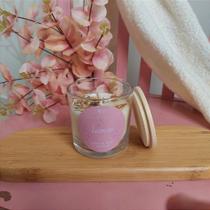 Vela Aromática de Jasmim 180g FLOWERS pavio de algodão