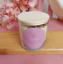 Vela Aromática de Vanilla 180g FLOWERS pavio de algodão