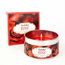 Vela Aromática em Lata Goloka Rose 70 gr Vegano