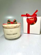 Vela Aromática Especial de Natal Perfumada Ginger Bread 120g