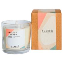 Vela aromatica essence 180g pessego bambu