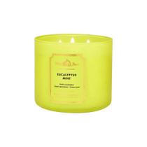 Vela Aromática Eucalyptus Mint White Barn Bath & Body Works 411G Vela Aromática Eucalyptus Mint White Barn Bath & Body Works 411G
