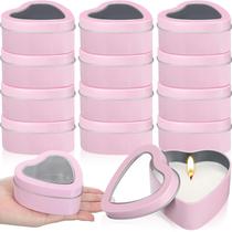 Vela Aromática Funnymoom em Lata Metálica - Formato Coração 190ml com Tampa Vela Aromática Funnymoom em Lata Metálica - Formato Coração 190ml com Tampa