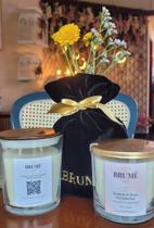 Vela aromática Jasmim & Rosa Damascena 265ml 2 pavios Essência exclusiva